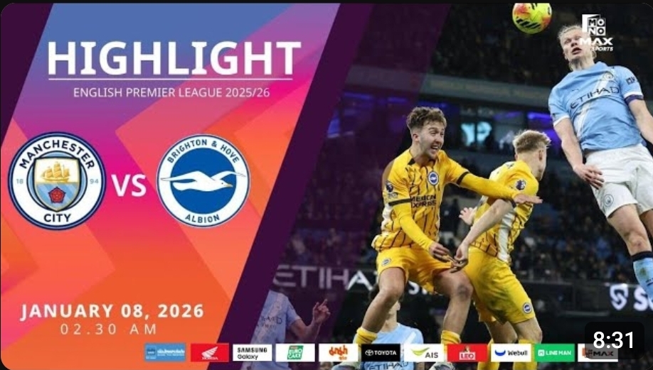 ไฮไลท์ MoNo Max : แมนฯ ซิตี้ 1-1 ไบรท์ตัน
