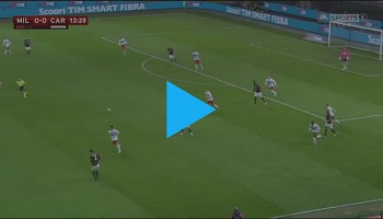 AC Milan 2-1 Carpi (Italy - Coppa Italia)