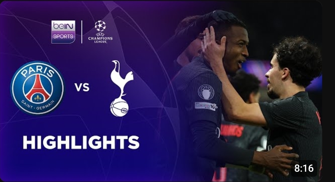 ไฮไลท์ True Vision : เปแอสเช 5-3 สเปอร์ส