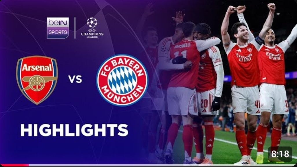 ไฮไลท์ True Vision : อาร์เซน่อล 3-1 บาเยิร์น มิวนิค