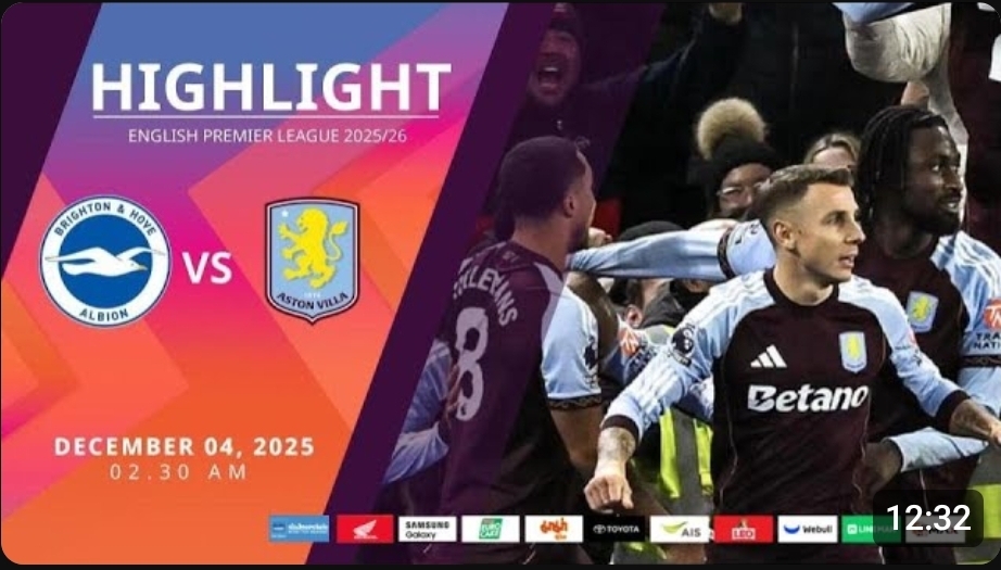 ไฮไลท์ MoNo Max : ไบรท์ตัน 3-4 แอสตัน วิลล่า