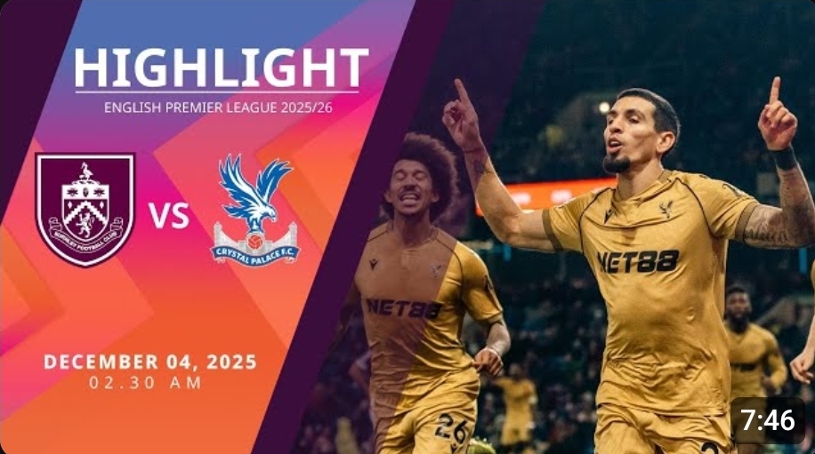 ไฮไลท์ MoNo Max : เบิร์นลี่ย์ 0-1 คริสตัล พาเลซ