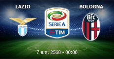 วิเคราะห์บอล [ กัลโช่ เซเรียอา อิตาลี 2025-26 ] ลาซิโอ้ VS โบโลญญ่า