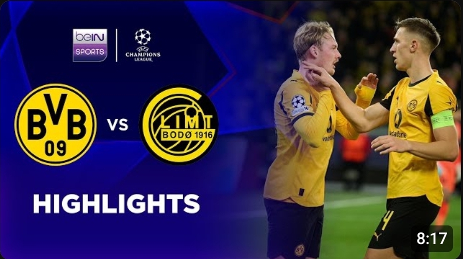 ไฮไลท์ ยูฟ่า แชมเปี้ยนส์ ลีก : ดอร์ทมุนด์ 2-2 โบโลญญ่า กลิมท์
