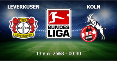 วิเคราะห์บอล เลเวอร์คูเซ่น VS โคโลญจน์
