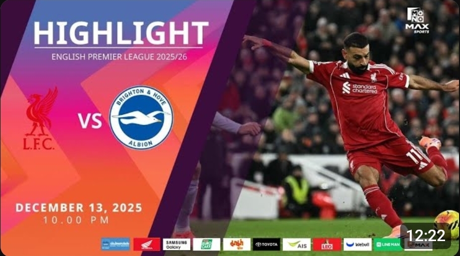 ไฮไลท์ MoNo Max : ลิเวอร์พูล 2-0 ไบรท์ตัน