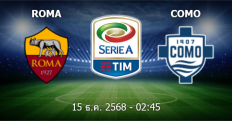 วิเคราะห์บอล เอเอส โรม่า VS โคโม่