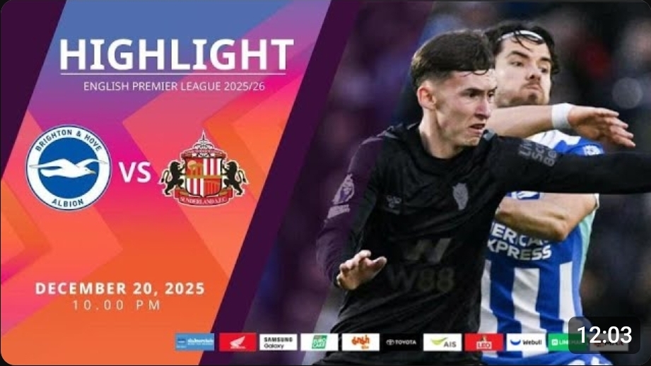 ไฮไลท์ MoNo Max : ไบรท์ตัน 0-0 ซันเดอร์แลนด์