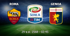 วิเคราะห์บอล เอเอส โรม่า VS เจนัว