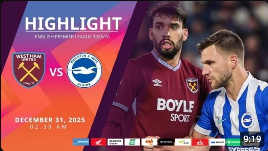 ไฮไลท์ MoNo Max : เวสต์แฮม 2-2 ไบรท์ตัน