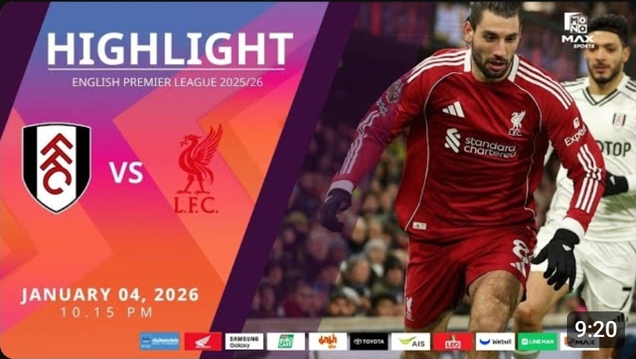 ไฮไลท์ MoNo Max : ฟูแล่ม 2-2 ลิเวอร์พูล